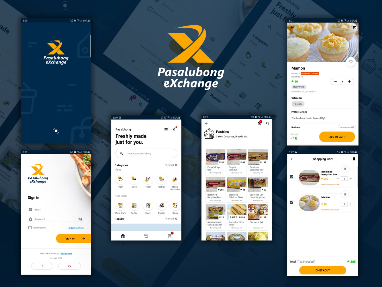 Pasalubong Exchange marketplace app